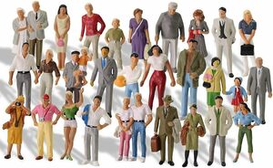 30 piece insertion 1:43.. collection human doll person human figure painting person railroad model building model geo llama 