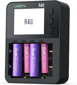 LIMETA 6 slot battery charger,AA and, AAA battery .6ps.@ at the same time charge possibility,LCD display attaching high speed charger,.