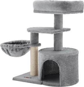  gray FEANDREA cat tower Mini . cat .sinia cat . recommendation space-saving nail .. height 68cm PCT59W