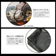 DEGNER デグナー WATER PROOF SIDE BAG 防水 サイドバッグ NB-92 ブラック 12L_画像2