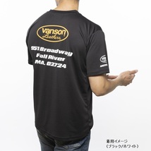 【在庫あり 即納】2XLサイズ バンソン VANSON ドライ メッシュTシャツ VS23801S ホワイト/ブラック 2XL 吸汗/速乾_画像3