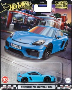 即決☆☆ ポルシェ 718 ケイマン GT4 PORSCHE 718 CAYMAN GT4 ブールバード プレミアムモデル HOT WHEELS