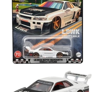 即決☆☆ブールバード LB-ER34 スカイライン シルエット Hotwheels SKYLINE NISSAN LBWK リバティーウォーク GT-R R34の画像4