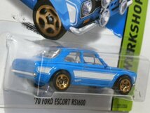 即決☆☆'70 FORD ESCORT RS1600 フォード　エスコート　HW WORKSHOP ホットウィール Hot Wheels☆_画像4