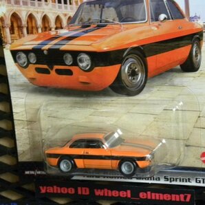 即決☆☆アルファロメオ ジュリア スプリント GTA ALFA ROMEO GIULIA SPRINT ワイルド・スピード HKD29 プレミアムモデル HOT WHEELSの画像3