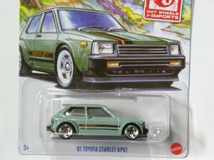 ☆☆'81 トヨタ スターレット KP61 '81 Toyota Starlet KP61 J-imports　ホットウィール Hot Wheels