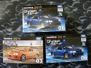 即決☆☆ワイルドスピード　1999 SKYLINE GT-R BNR34 2個（未開封）　スープラ　1個（未開封）　送料込み　