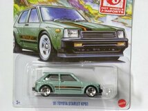 即決☆☆'81 トヨタ スターレット KP61 '81 Toyota Starlet KP61 J-imports　ホットウィール Hot Wheels_画像1