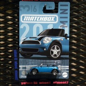 即決☆☆MB 2010 ミニ クーパー S カブリオ 2010 Mini Cooper S Cabrio MINI MATCHBOX マッチボックスの画像2