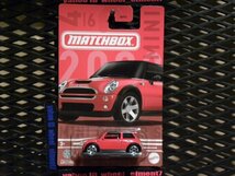 即決☆☆MB 2003 ミニ クーパー S 2003 MINI COOPER S RED MINI MATCHBOX マッチボックス_画像2