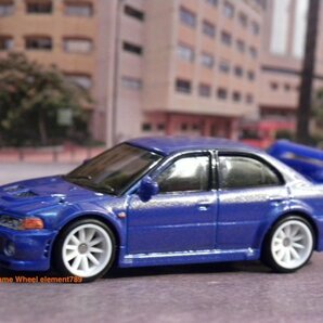 即決☆☆ルース MITSUBISHI LANCER EVO Ⅵ PREMIUM ランエボ  メタルシャーシ、リアルライダー ホットウィール Hot Wheels☆の画像6