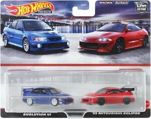 即決☆☆LANCER EVO 三菱 ランサーエボリューション VI / '95 エクリプス HKF59 ホットウィール (Hot Wheels) プレミアム 2パック