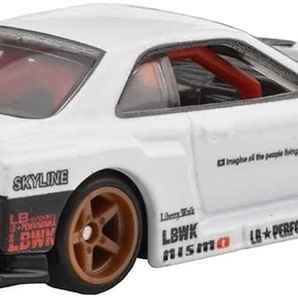 即決☆☆ブールバード LB-ER34 スカイライン シルエット Hotwheels SKYLINE NISSAN LBWK リバティーウォーク GT-R R34の画像3