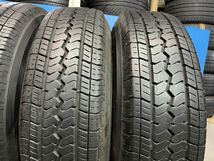 195/80R15 TOYO 15インチ トヨタ ハイエース純正 6J 139.7 タイヤ ホイール4本セット2021年製_画像9