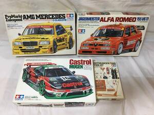 T4560 Junk plastic model 4 point summarize Tamiya AMG Mercedes C Class DTM/ie-ga- Meister Alpha Romeo 155V6TI/ Castrol Mugen NSX/