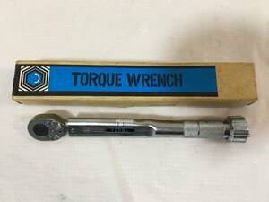 ○T535○未使用長期保管 TOHNICHI製　TORQUE WRENCH プリセットトルクレンチ　120QK 箱違