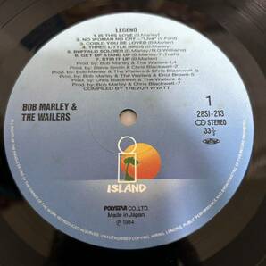 ◎T039◎LP レコード ライナー帯付/BOB MARLEY and the WAILERS/ザ・ベスト・オブ・ボブ・マーリー & ザ・ウェイラーズ/レジェンド LEGENDの画像4