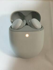 ○T068○動作品 Google Pixel Buds A-Series Clearly White G7T9J ワイヤレスイヤホン Bluetooth