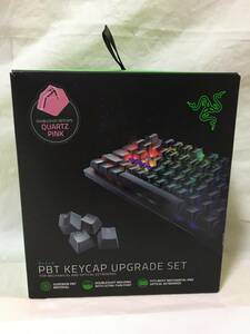 〇T070〇RAZER PBT KEYCAP UPGRADE SET QUARTZ PINK -US ゲーミングキーキャップ ピンク 英語配列