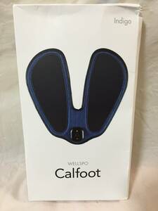 〇T522〇新品未使用 WELLSPO CALFOOT カルフット CL-CCF10-1B 家庭用EMS運動機器 インディゴブルー 