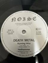 ◎T544◎LP レコード death metal デスメタル 西ドイツ盤 2枚まとめて/Running Wild ランニング・ワイルド/Metal Attack Vol. 1_画像4
