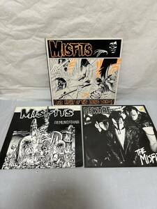 ◎T558◎LP レコード Misfits ミスフィッツ 3枚まとめて/Night of the living dead US盤/Beware UK & EU盤/Demonomania ドイツ盤