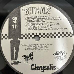 ◎T561◎LP レコード 美盤 The Specials ザ・スペシャルズ/CHR 1265/USオリジナル盤の画像6