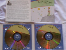 本（フランス語）と CD（2枚開封済）セット販売です。『Le Petit Prince』par Antoine de Saint-Exupery, Lu par Bernard Giraudeau _画像4