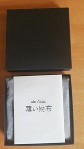 ★新品★薄い財布 abrAsus(アブラサス) AppBankモデル