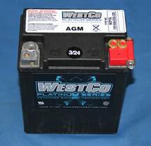 ★WESTCO Z1 Z2 GPZ GSX CB750に使える.WCP15L 生産24年3月12V14L-B代替えバッテリー(1)黒ケース_画像10