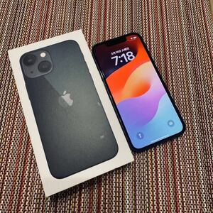 Apple iPhone 13 mini 128GB ミッドナイト 国内版SIMロックフリー MLJC3J/A 100% 超美品 送料無料