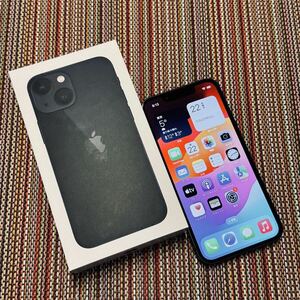 Apple iPhone 13 mini 256GB ミッドナイト 国内版SIMロックフリー MLJJ3J/A 100% 超美品 送料無料