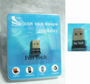CSR V4.0 Dongle USB bluetooth ブルートゥース アダプタ ドングル ノートパソコン その他 汎用品 新品