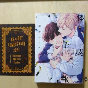 体感予報/BE×BOY COMICS DAIR 2023 CHOCOLATE 溺愛4Pリーフレット