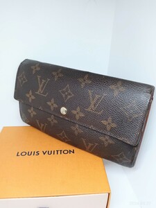 LOUIS VUITTON モノグラム ルイヴィトン ポルトフォイユ サラ長財布　M61734