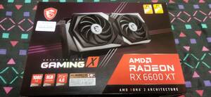 【送料無料】Radeon RX6600XT GAMING X 8G MSI製グラフィックボード AFMF【動作品】