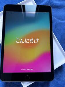 【超美品】iPad mini 8.3インチ 第5世代 Wi-Fi ＋Cellular 64GB MUX52J/A [スペースグレイ]