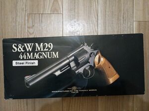 タナカ　ガス リボルバー S&W　M29 【スチールフィニッシュ】木製グリップ仕様