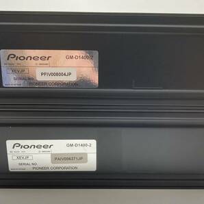 pioneer カロッツェリア carrozzeria GM-D1400Ⅱ 4ｃｈアンプ 2台セット 美品 の画像5