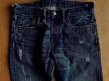 RRL “OLD BLUE”ディストレストウエスタンデニム 31/32 全盛期アイテム （ジーンズパンツラルフローレン_画像8