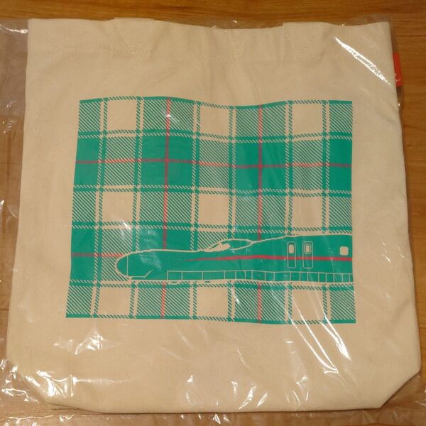 OJICO×ROOTOTE「HAYABUSA TARTAN」(はやぶさタータン)新幹線 新品 トートバッグ