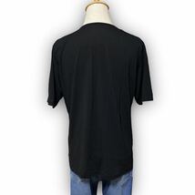 Y479★美品★indefinie ビジュー 刺繍 半袖Tシャツ スリット 大人可愛い Lサイズ ブラックレディース 万能_画像3