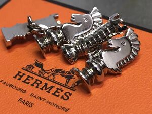  Hermes Horse&Tower model cuffs cuff links 