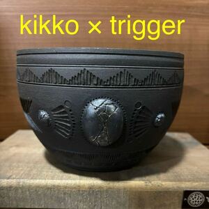 kikko × trigger 吉光窯 Tribal Navajo 植物鉢 鉢 検〉botanizeボタナイズ SRL 根本博幸 鶴仙園 raw life factory goujin カタチ製作所