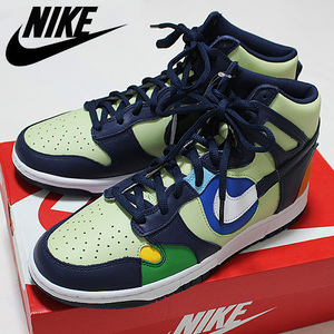 WMNS DUNK HIGH "PISTACHIO AND MIDNIGHT NAVY" DQ7575-300 （ピスタチオ/ミッドナイトネイビー）