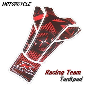 バイク用 タンクパッド【 RacingTeam / Fタイプ】 二輪車 レーシングチーム ガソリンタンクパッド 傷防止 ドレスアップ ステッカー シール