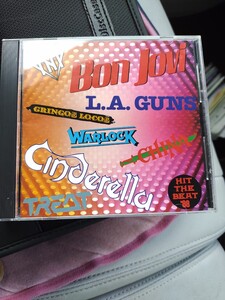 激レア★Hit The Beat `88★Bon Jovi/Cinderella/LA Guns/Warlock /TNT/China/Treat 未発表曲収録