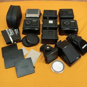 BRONICA 周辺部品 中判カメラ ゼンザブロニカ まとめ売りZENZABRONICA 周辺機器 中古品 動作未確認