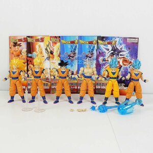 ジャンク扱い 【組立済】 Figure-riseStandard ドラゴンボールZ 超 孫悟空 ノーマル 超サイヤ人 3 ブルー 身勝手の極意 6体セット [X8205]