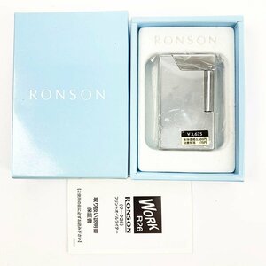 未使用品 RONSON ロンソン WORK26 ワーク26 クロームサテン オイルライター R260001 [U11947]